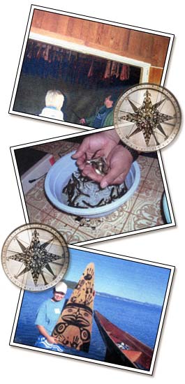 Sliammon Smokehouse, hatchery, art 